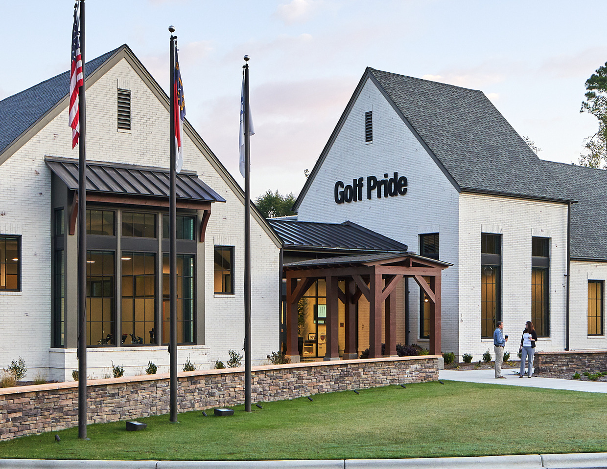 Outside of Golf Pride's office