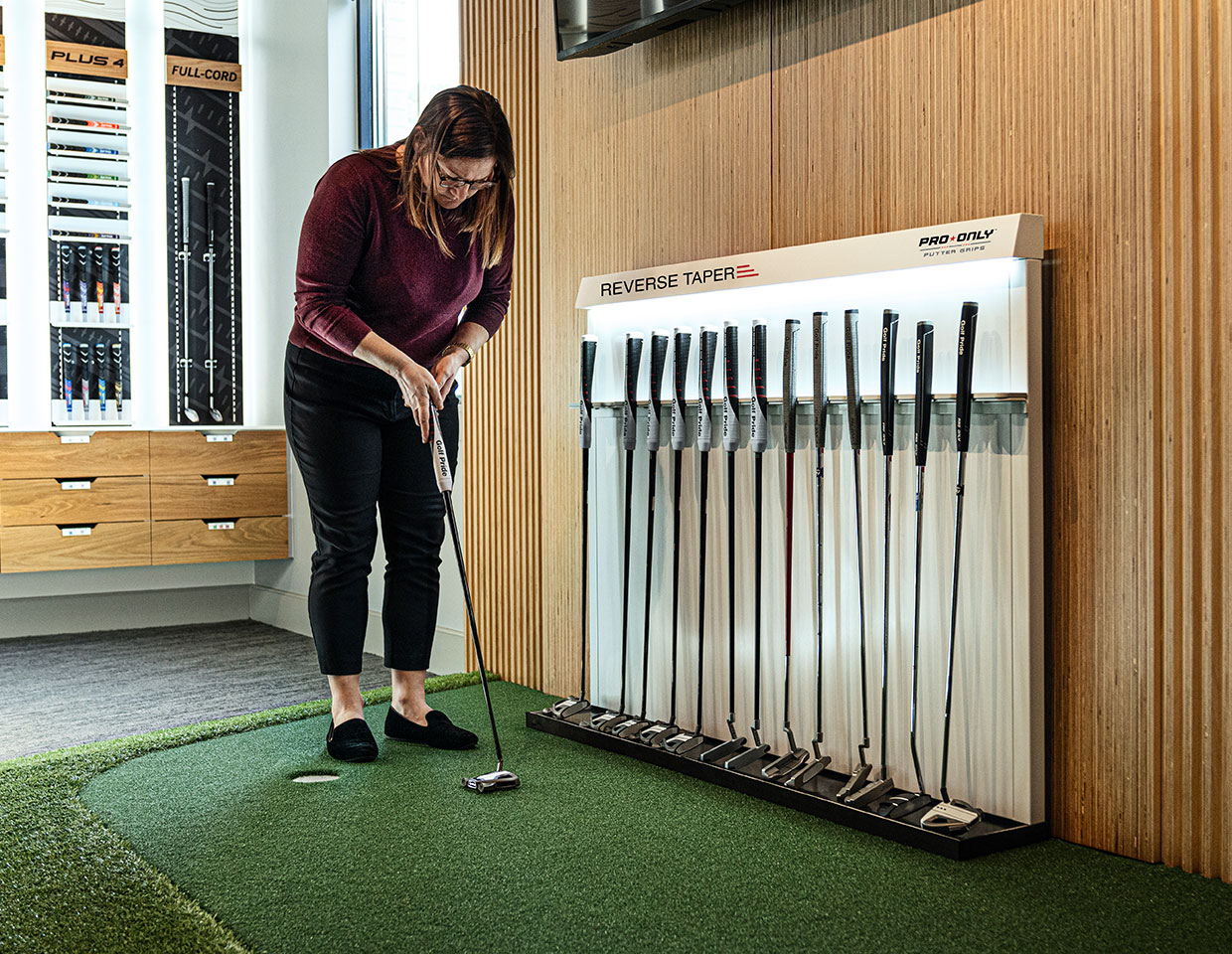 Golf Pride's retail lab