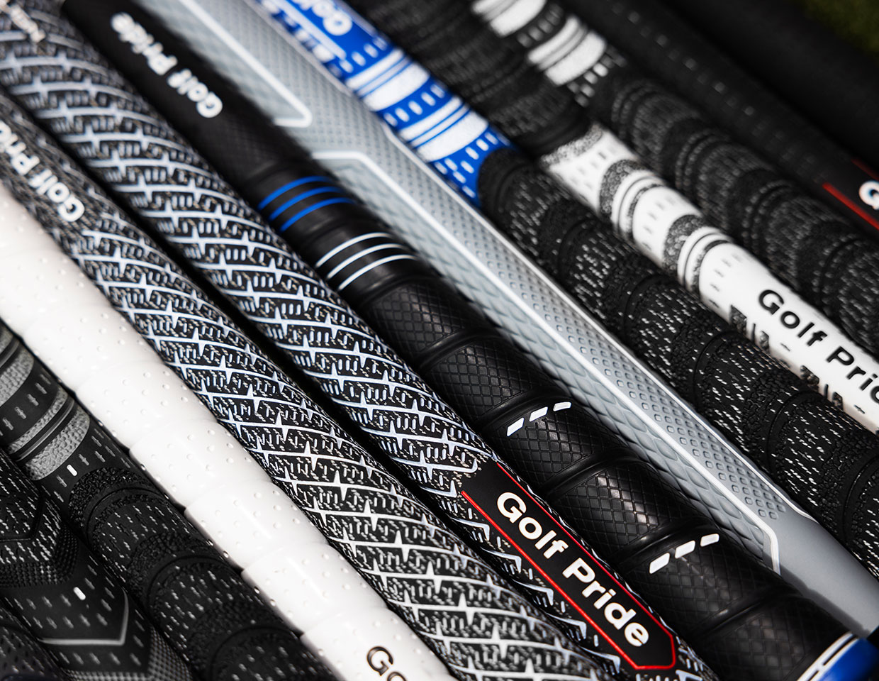 Full range of golf pride grips